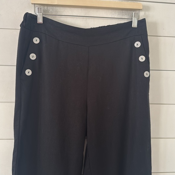 Joie Size M Linen Blend Black - Picture 5 of 17